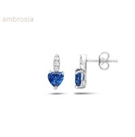 Boucles d'oreilles Ambrosia Femme DEA DI LUCE in Or blanc Zircone AOZ533